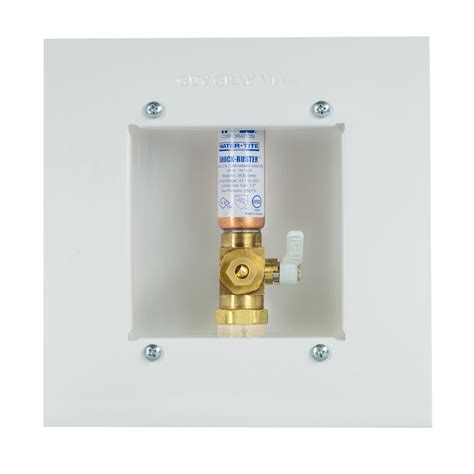 ips metal ice maker box with hammer arresters|lead free ice maker box.